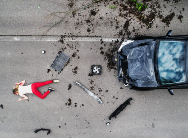 Wypadek z udziałem pieszego