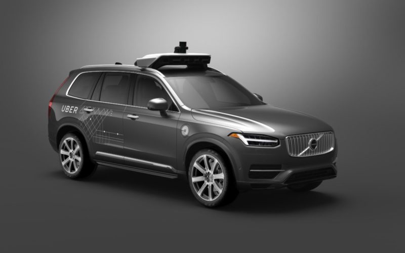 Uber wykorzystał model Volvo XC90